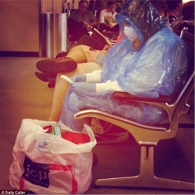 Woman Hazmat Suit