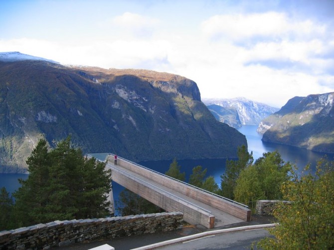 Awesome Look Out Spots - Near Aurlandsvangen, Aurlandsfjorden, Sogn Og Fjordane, Norway