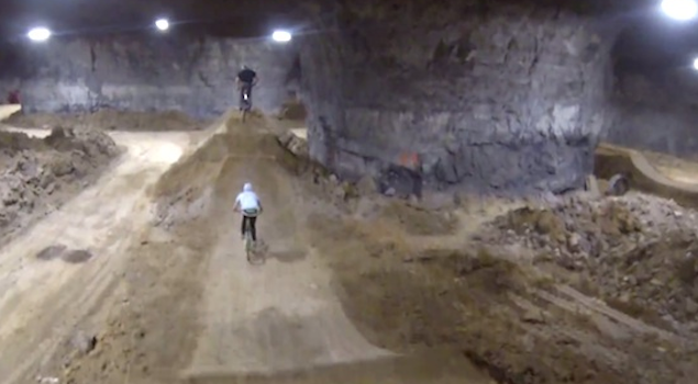 Biking Underground Cavern