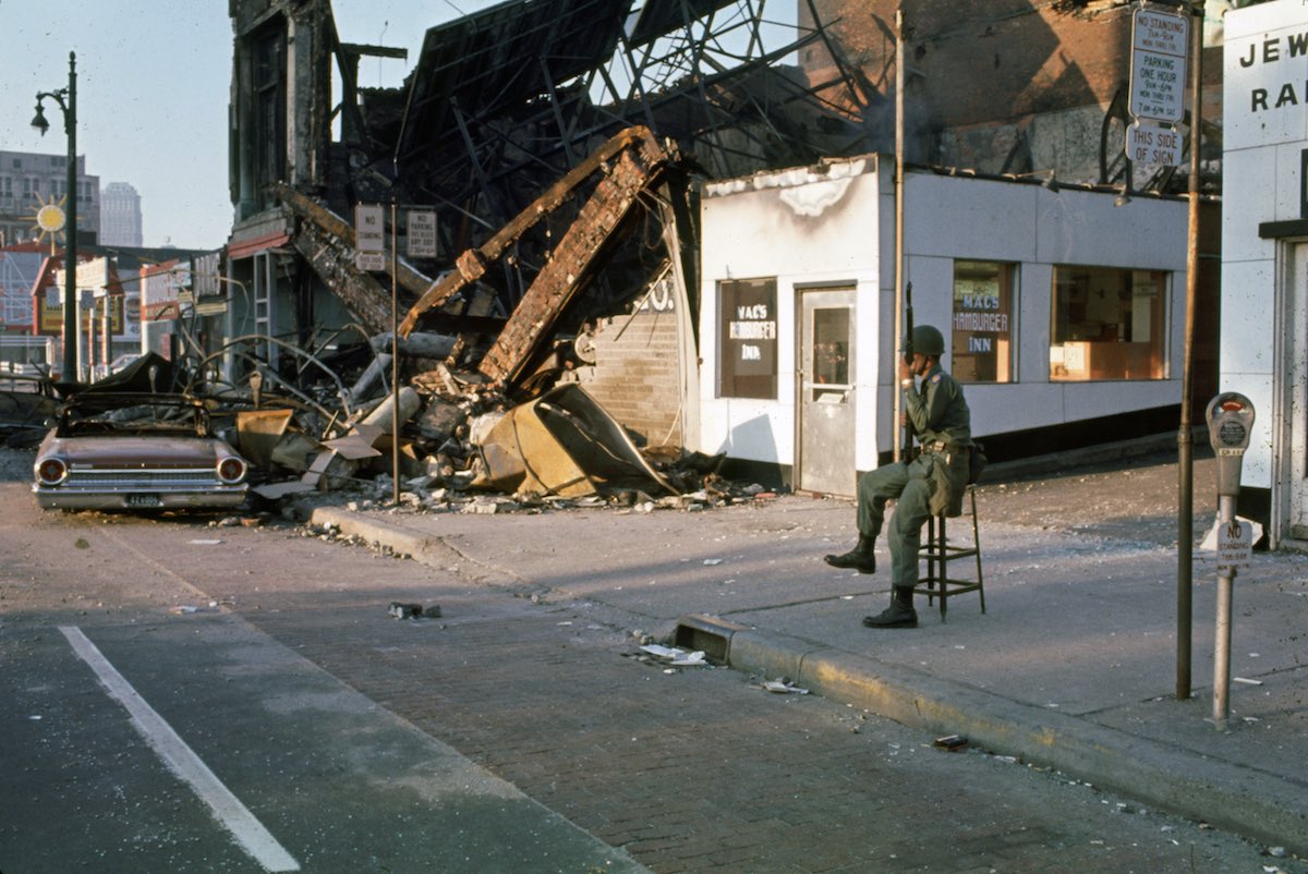 National Guardsman During Detroit Riots