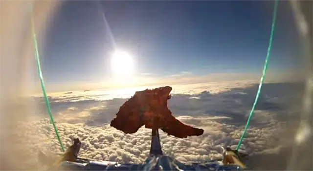 Lamp Chop Sent Into Outer Space Captures Some Amazing Footage