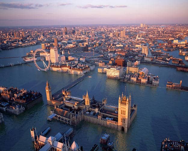 Postcards From The Future - Flooded London