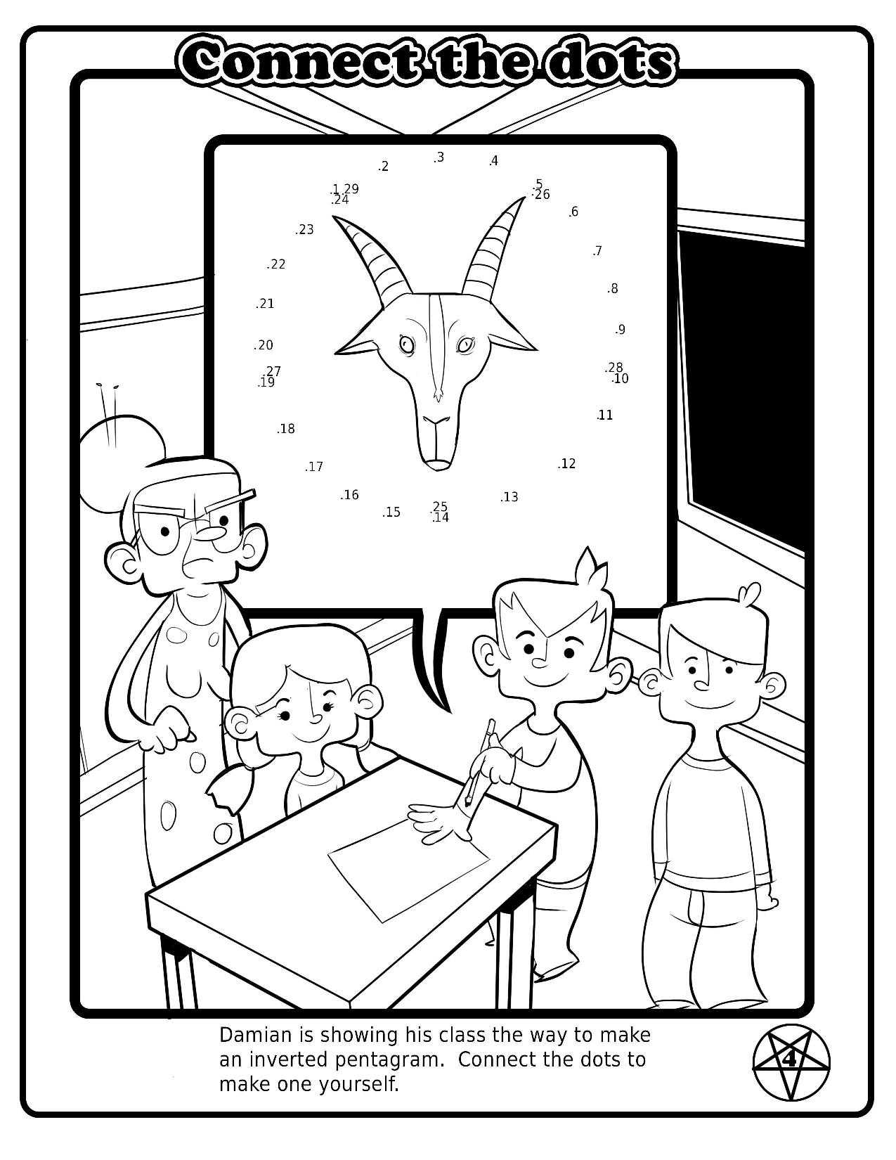 Satanist Activity Book Page 5