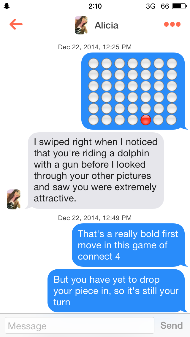 Tinder Connect 4 Game