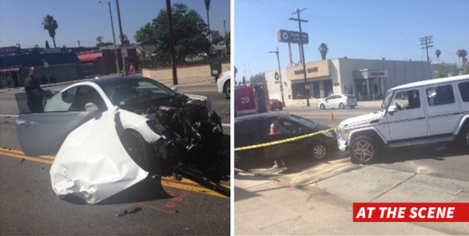 Floyd Mayweather Car Crash