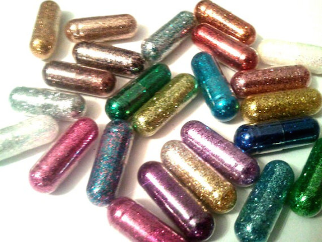 Glitter Pills Poop