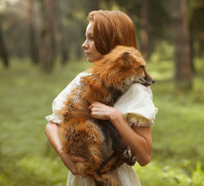 Katerina Plotnikova - Girl And Fox 2