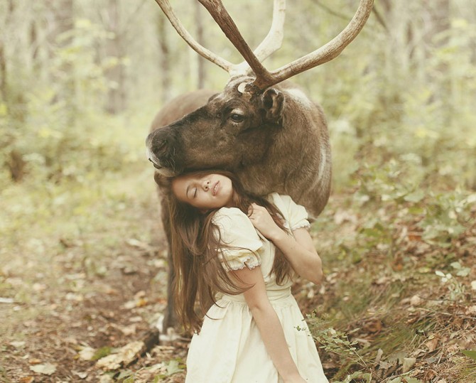 Katerina Plotnikova - Girl And Stag