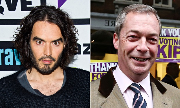 Russell Brand Nigel Farage