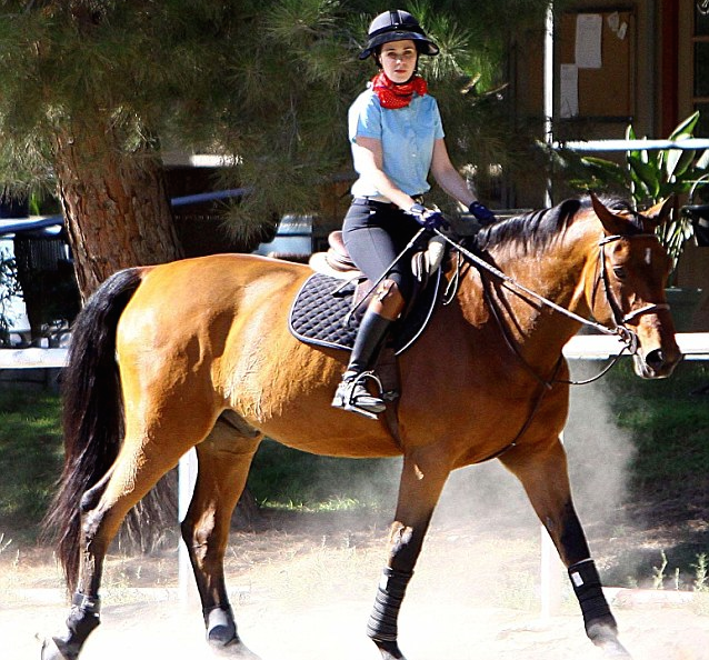 Zooey Deschanel Horse