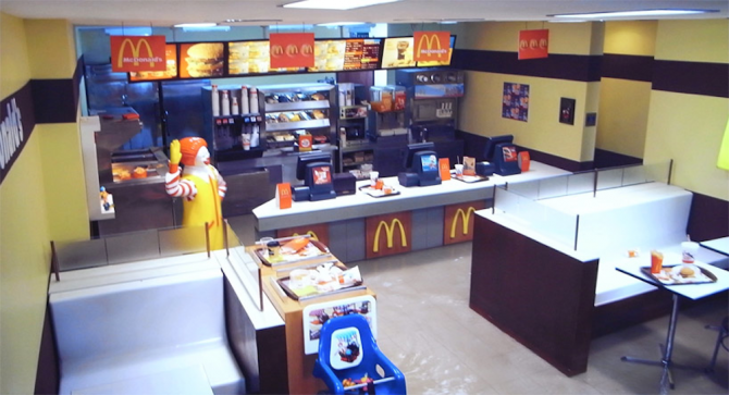 Empty McDonald's