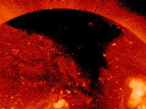 Nasa Image Sun Hole Corona 2