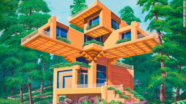 North-Korea-Futuristic-Architecture-tree-house