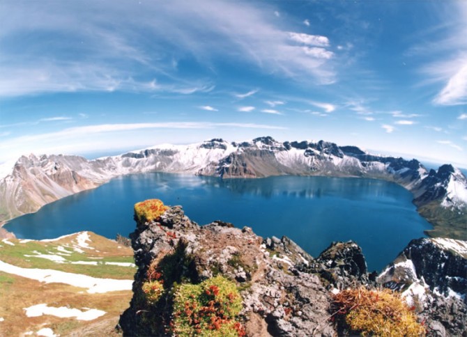 Paektu Mountain North Korea China Border