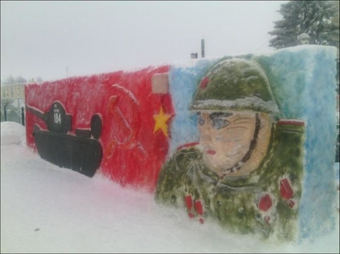 Snow Sculptures - Children Of Tatarstan - Wall 1