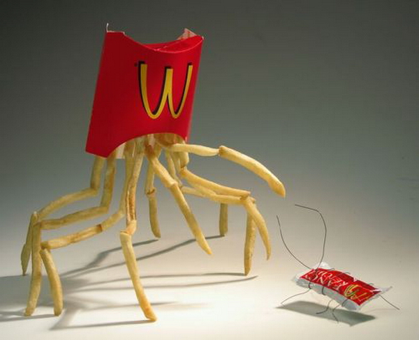 Terry Border - Bent Objects - McDonalds Monster