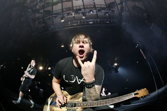 Blink-182 With Fall Out Boy Perform At Madison Square Garden