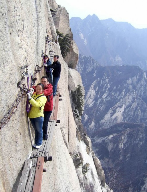 Acrophobia - China’s Mt Huashan Death trail