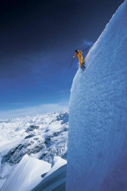 Acrophobia - Extreme skiing at Grand Targhee, Wyoming