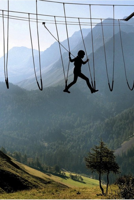 Acrophobia - Skywalking in the Alps