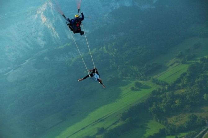 Acrophobia - Trapeze paragliding
