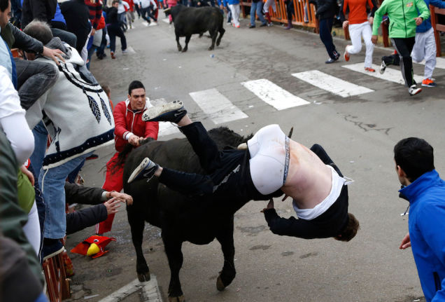 American Student Gored Bulls 2