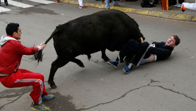 American Student Gored Bulls 3