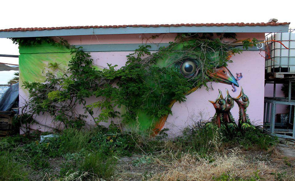 Best Graffiti - Tree Bird