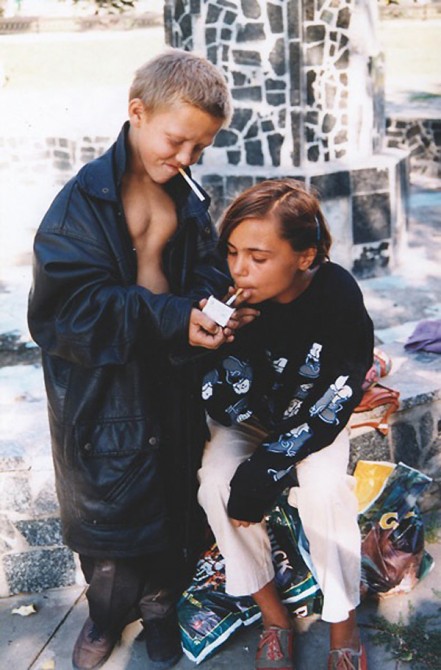 Boris Mikhailov - Kids Smoking