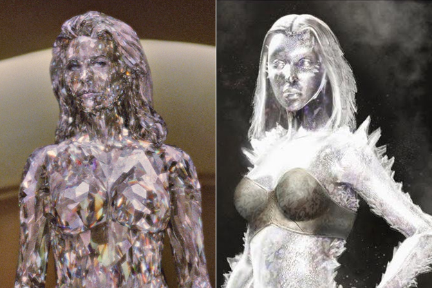 Early Concept Art - Emma Frost - X Men First Class