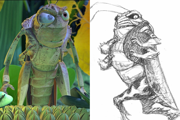 Early Concept Art - Hopper - A Bugs Life