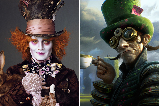 Early Concept Art - Mad Hatter - Alice In Wonderland