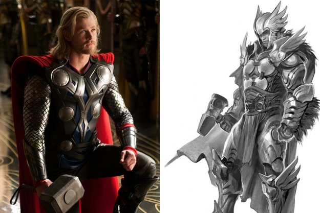 Early Concept Art - Thor