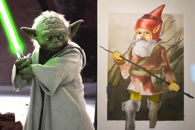 Early Concept Art - Yoda