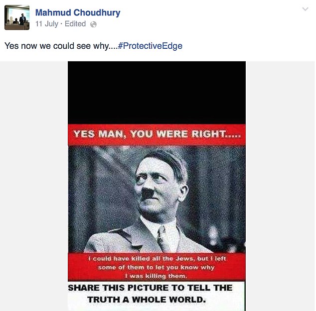 Hitler Facebook Post