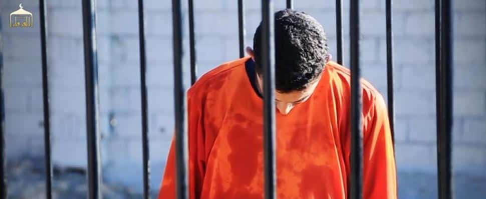 ISIS Release Shocking Video Showing Jordanian Pilot Being Burned Alive In A Cage (NSFL)