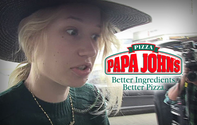 Iggy Azalea Papa John's