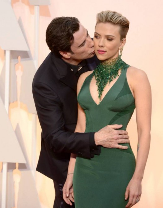 John Travolta Creepy Oscars 1