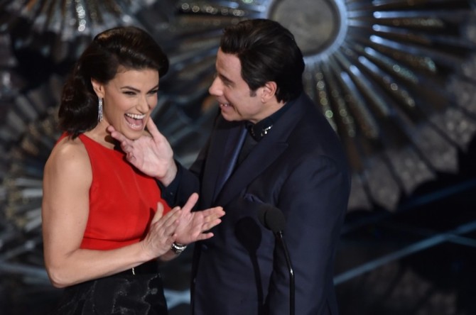 John Travolta Oscars 2015