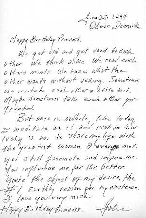 Johnny Cash Love Letter