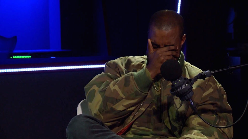 Kanye West Crying