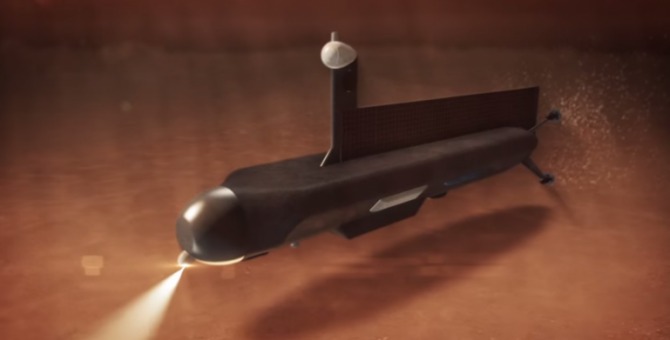 NASA releases details of Titan submarine concept - underwater