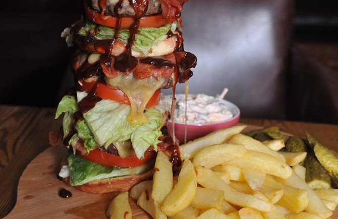 Nelson's Column Burger Featured