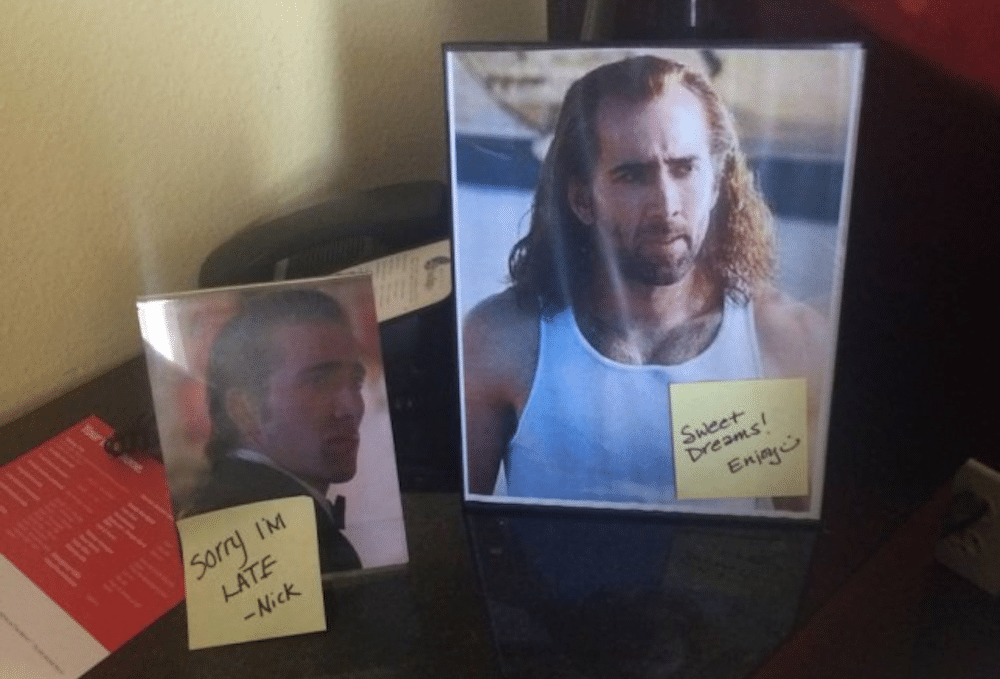 Nicolas Cage Hotel Room