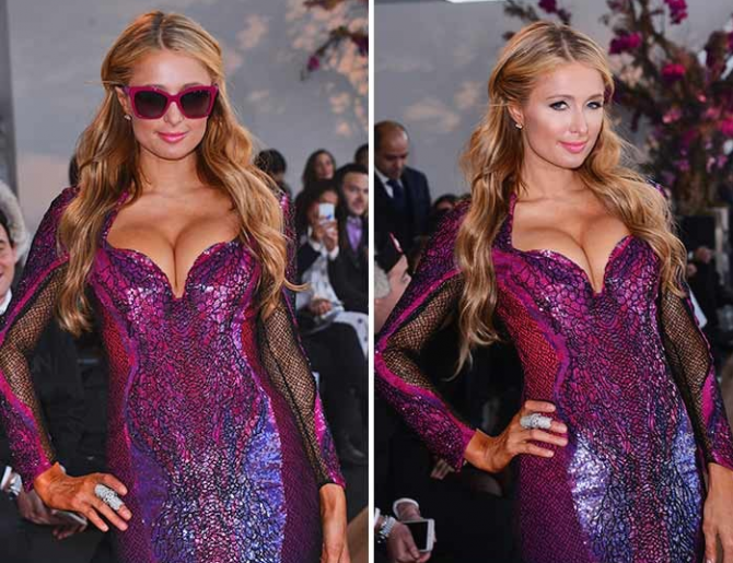 Paris Hilton Fake Breaats