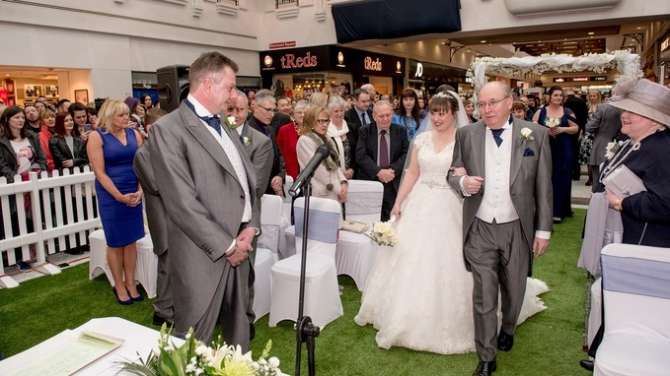 Shopping Centre Wedding