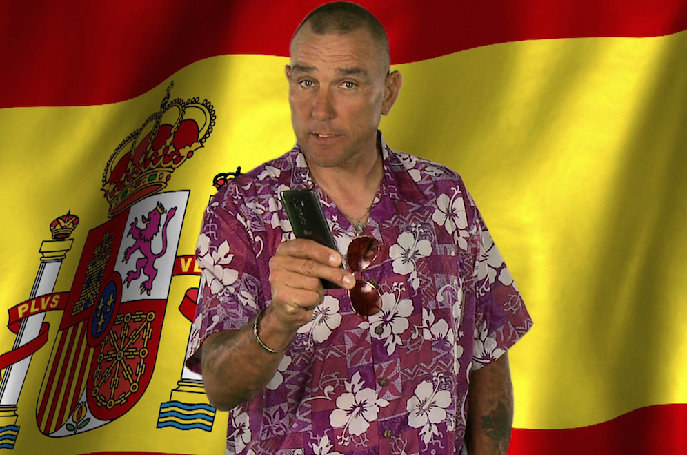 Vinnie Jones Spanish Lessons