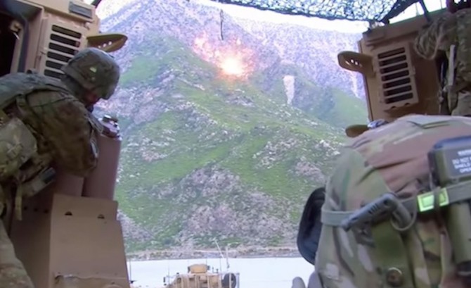 American Soldiers Taliban Snipers Air Strike