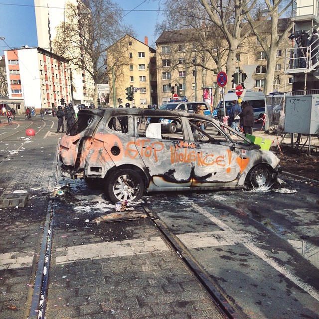 European Central Bank Opening Protests 10