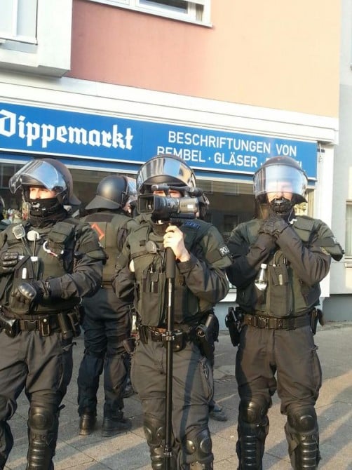 European Central Bank Opening Protests 100